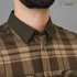 Kép 2/6 - HARKILA Férfi Ing Pajala Beige With Brown