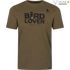 Kép 1/3 - SEELAND Férfi Póló Bird Lover T-Shirt Dark Olive Melange