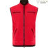 Kép 3/8 - HARKILA Férfi Mellény Kamko Fleece Waistcoat Brown/Red