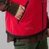 Kép 6/8 - HARKILA Férfi Mellény Kamko Fleece Waistcoat Brown/Red