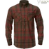 Kép 1/7 - HARKILA Férfi Ing Pajala Shirt Red Autumn Check