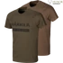 Kép 1/6 - HARKILA Férfi Póló 2db/cs Logo T-Shirt 2-Pack W.Green/S.Brown