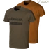Kép 1/6 - HARKILA Férfi Póló 2db/cs Logo T-Shirt 2-Pack W.Green/R.Clay
