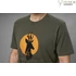 Kép 3/4 - SEELAND Férfi Póló Buck Fever T-Shirt Pine Green Melange