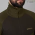 Kép 4/6 - HARKILA Férfi Aláöltözet Base Warm Zip Neck W.Green/S.Brown