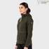 Kép 4/7 - FJALLRAVEN Női Pulóver Övik FLeece Hoodie Deep Forest