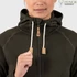 Kép 6/7 - FJALLRAVEN Női Pulóver Övik FLeece Hoodie Deep Forest