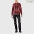 Kép 3/6 - FJALLRAVEN Női Ing Övik Flannel Deep Red