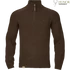 Kép 1/2 - HARKILA Férfi Pulóver Vincent Merino Half Zip Pullover Demitasse Brown