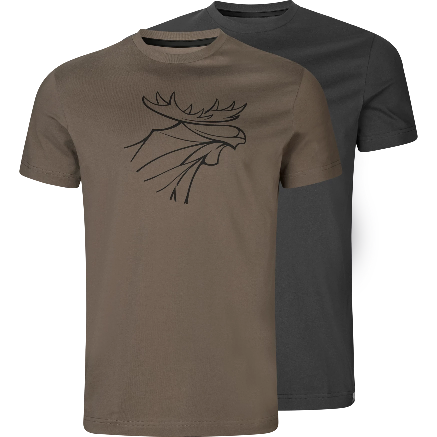 HARKILA Férfi Póló 2db/cs Graphic T-Shirt 2-Pack B.Granite/Phantom