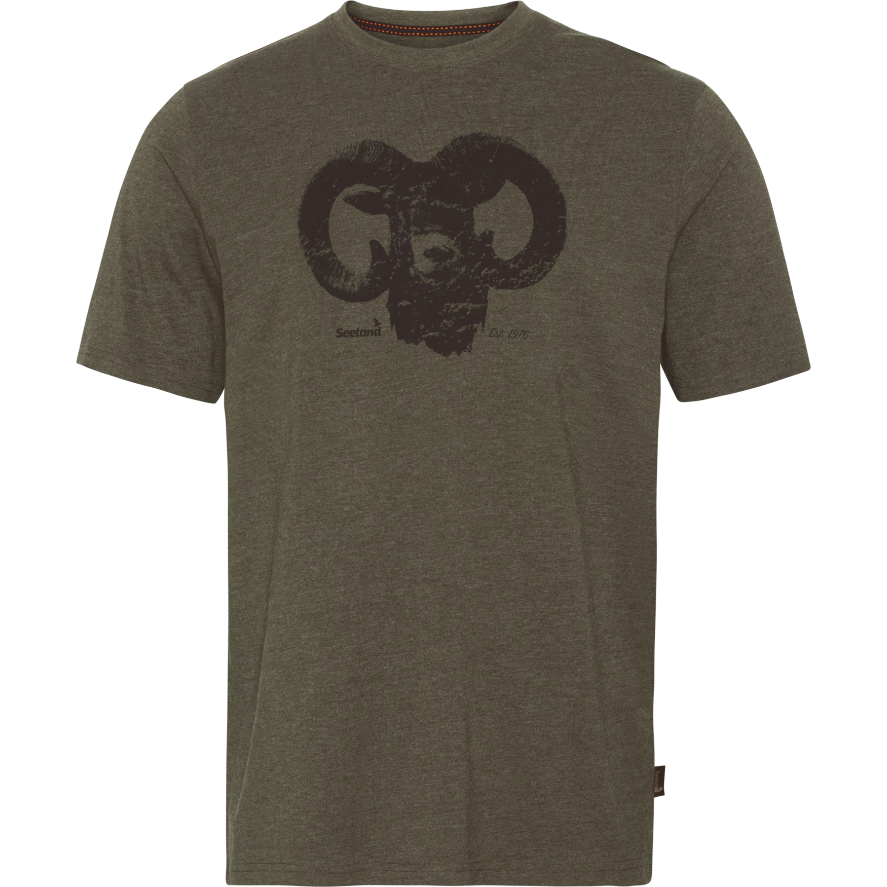 SEELAND Férfi Póló Outdoor T-Shirt Pine Green Melange