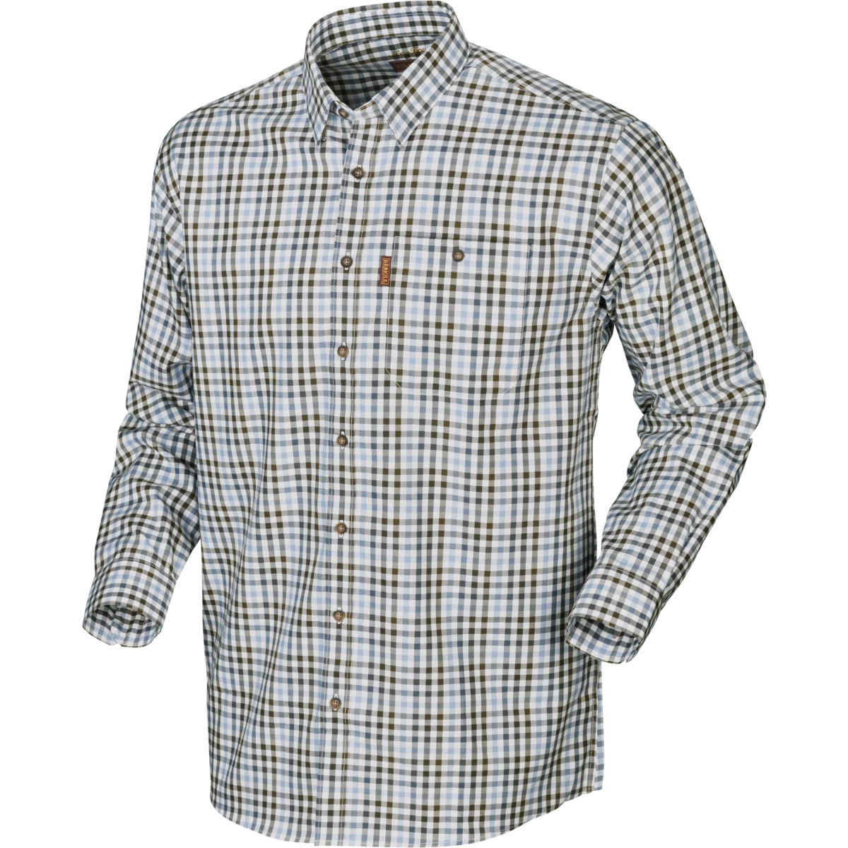 HARKILA Férfi Ing Milford Shirt Heritage Blue Check
