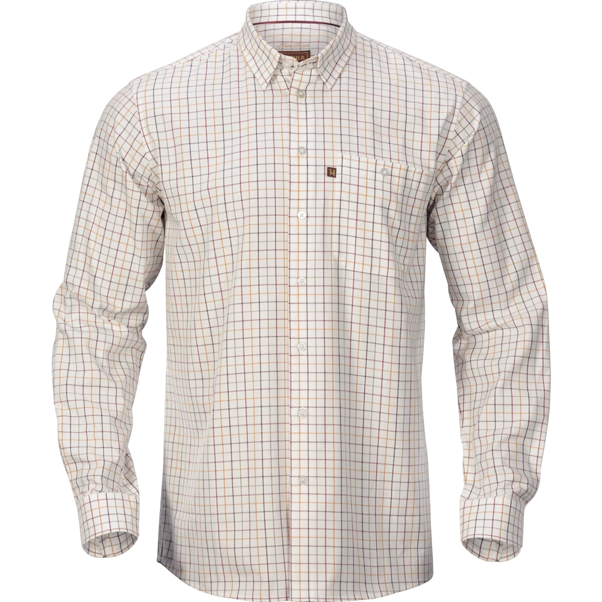 HARKILA Férfi Ing Retrieve Shirt Burgundy Check