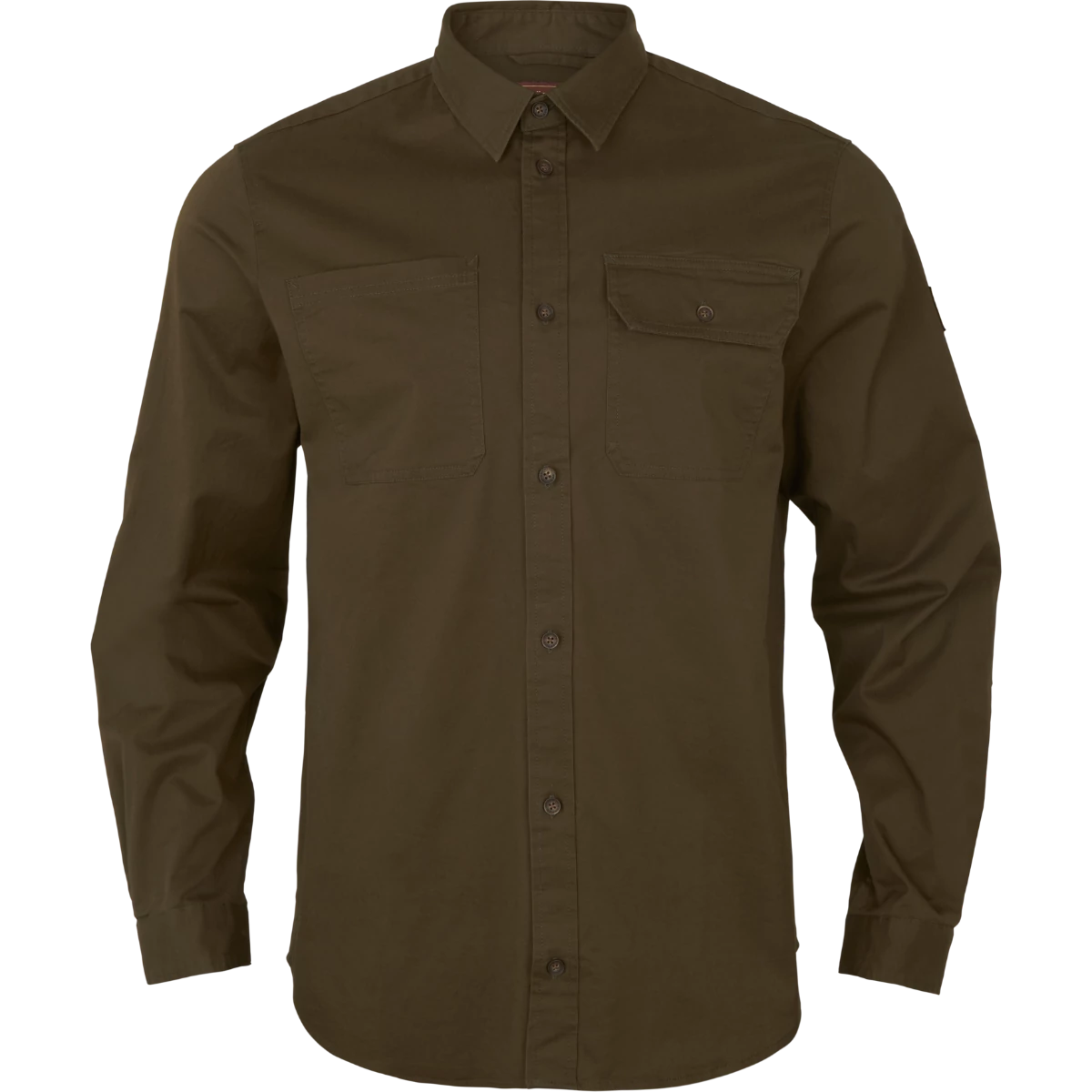 HARKILA Férfi Ing Trym L/S Skjorte Willow Green