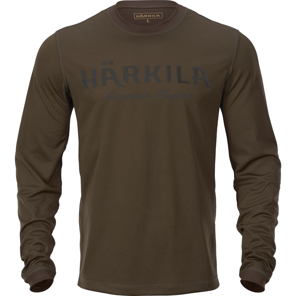 HARKILA Férfi Pulóver Mountain Hunter L/S T-Shirt HGreen/SBrown