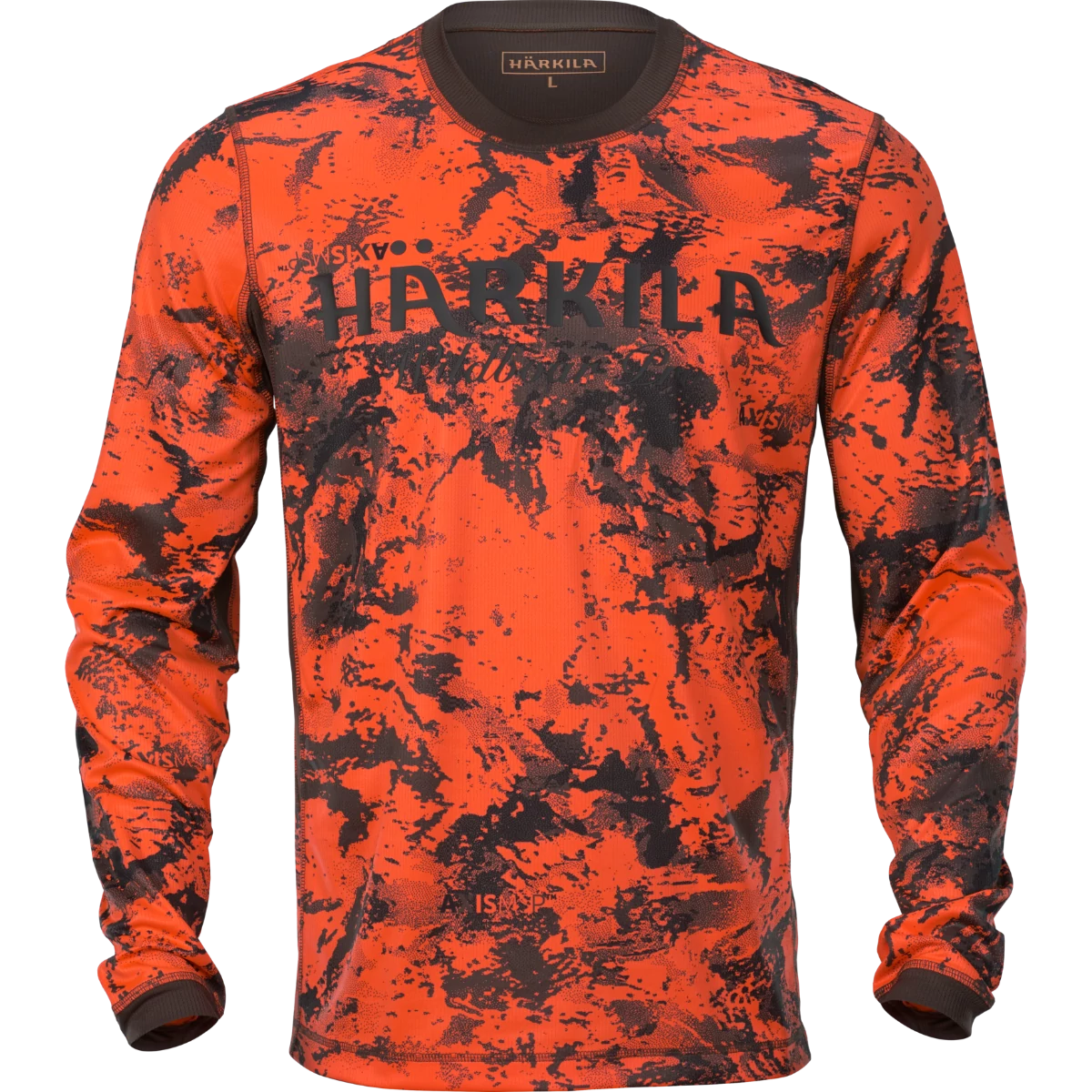 HARKILA Férfi Pulóver Wildboar Pro L/S T-Shirt O.Blaze/S.Brown
