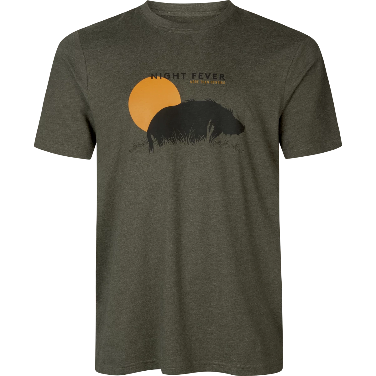 SEELAND Férfi Póló Night Fever T-Shirt Pine Green Melange