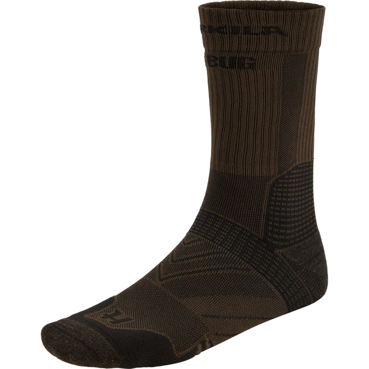HARKILA Férfi Zokni Trail Socks Dark Olive/Willow Green