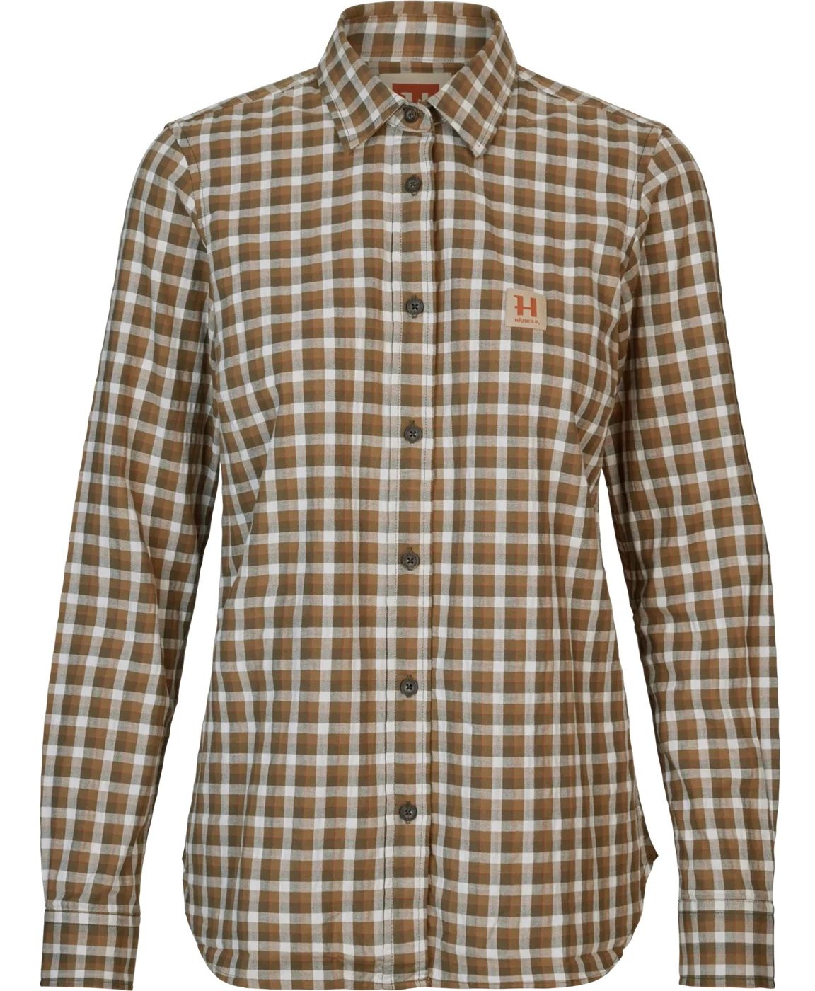 HARKILA Női Ing Fjell L/S Dark Olive Check