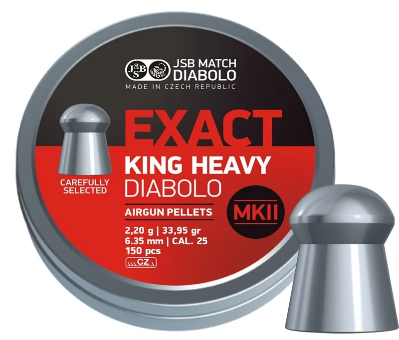 JSB 6,35MM Exact King Heavy 150DB MKII