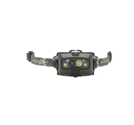 LEDLENSER Fejlámpa HF8R Core RGB 1600LM/210M LI-ION Tölthető Terepmintás