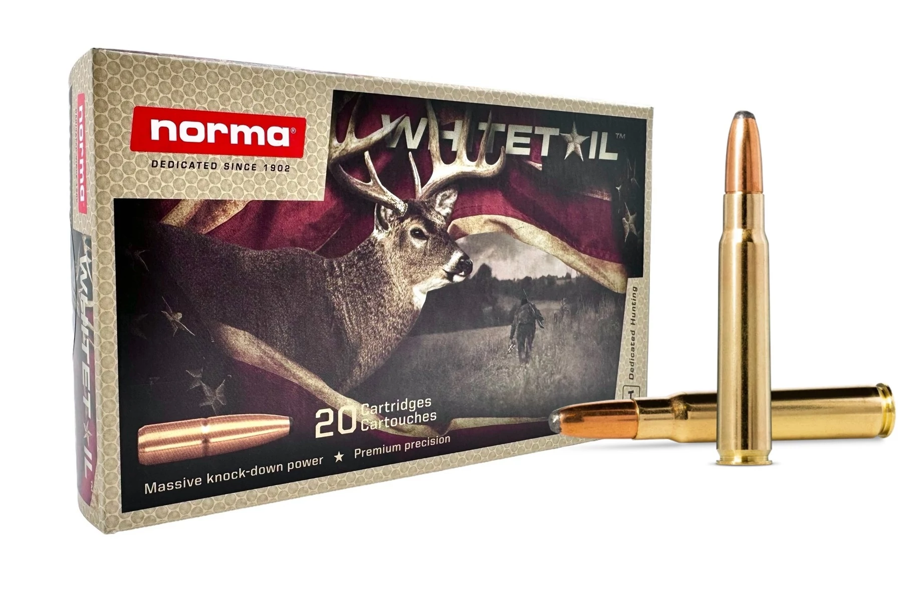 NORMA 8x57 JS Whitetail 12,7G 196GR
