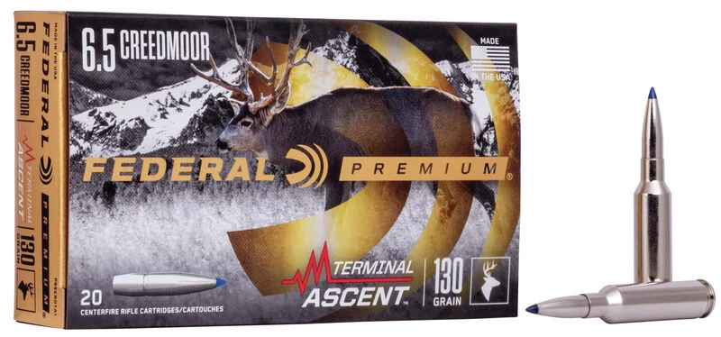 FEDERAL 6,5 Creedmoor Terminal Ascent 8,4G 130GR 