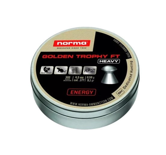 NORMA 4,5MM Lencse Golden Trophy FT Heavy 0,59G 500DB  