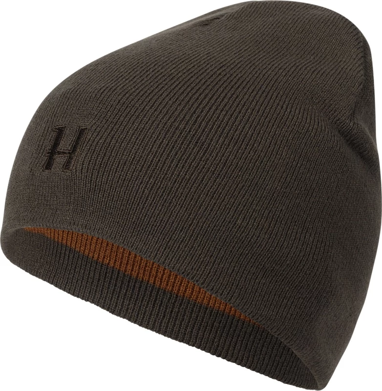HARKILA Férfi Sapka Beanie Shadow Brown/Rustique Clay One Size