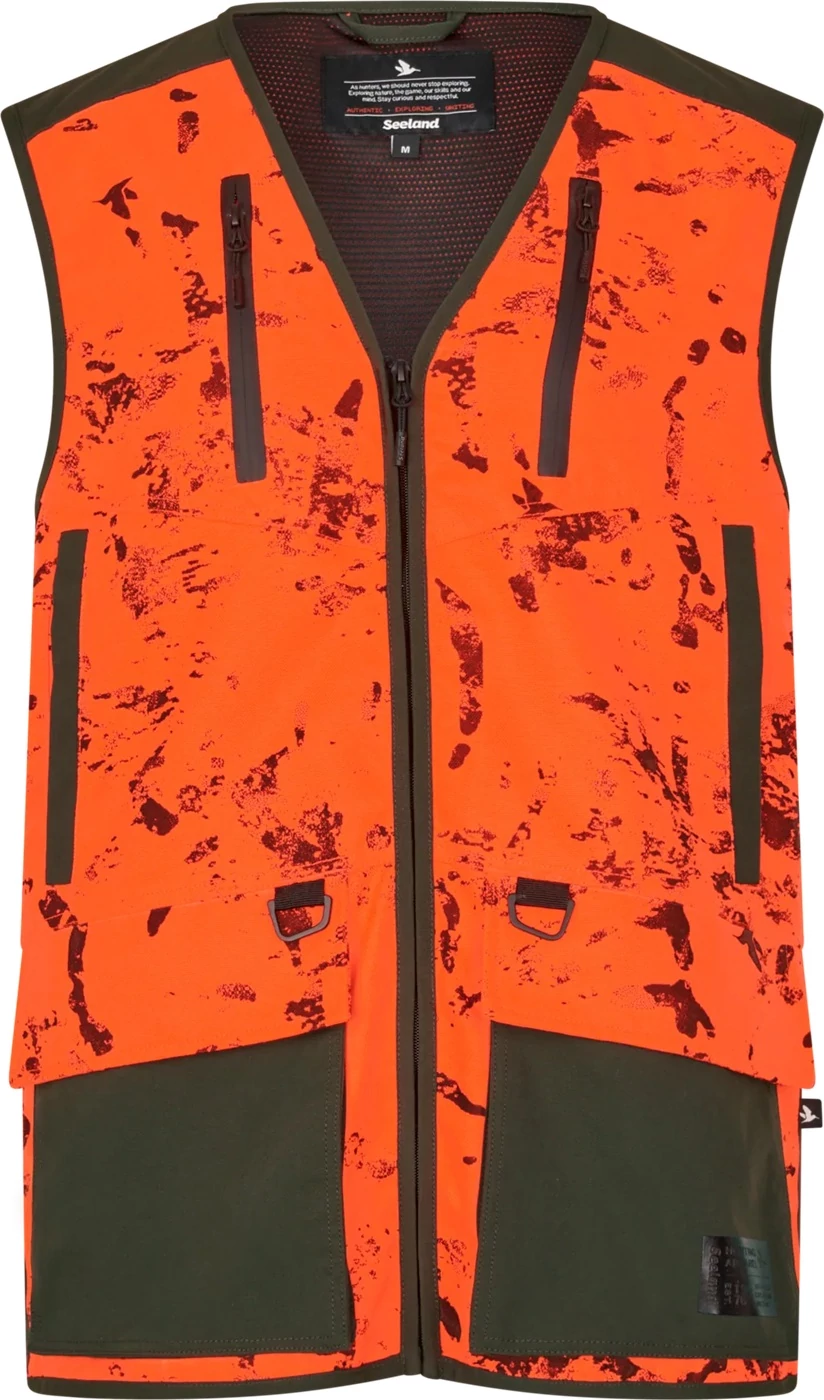SEELAND Férfi Mellény Trax Blaze Waistcoat Orange