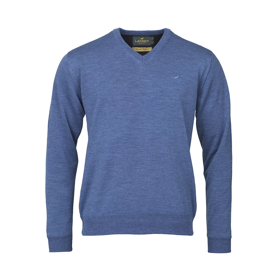 LAKSEN Férfi Pulóver Grantham Denim