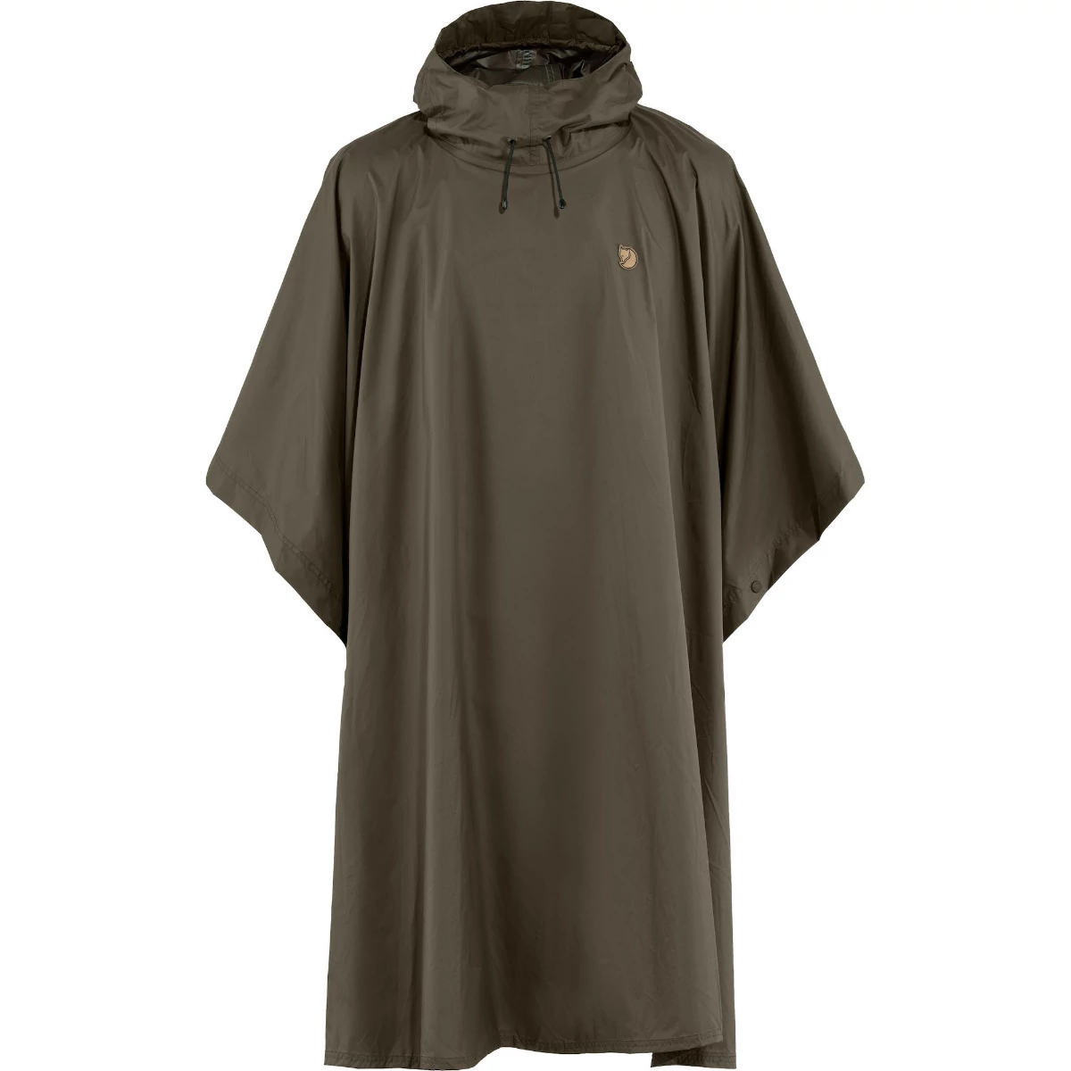 FJALLRAVEN Poncho  Dark Olive
