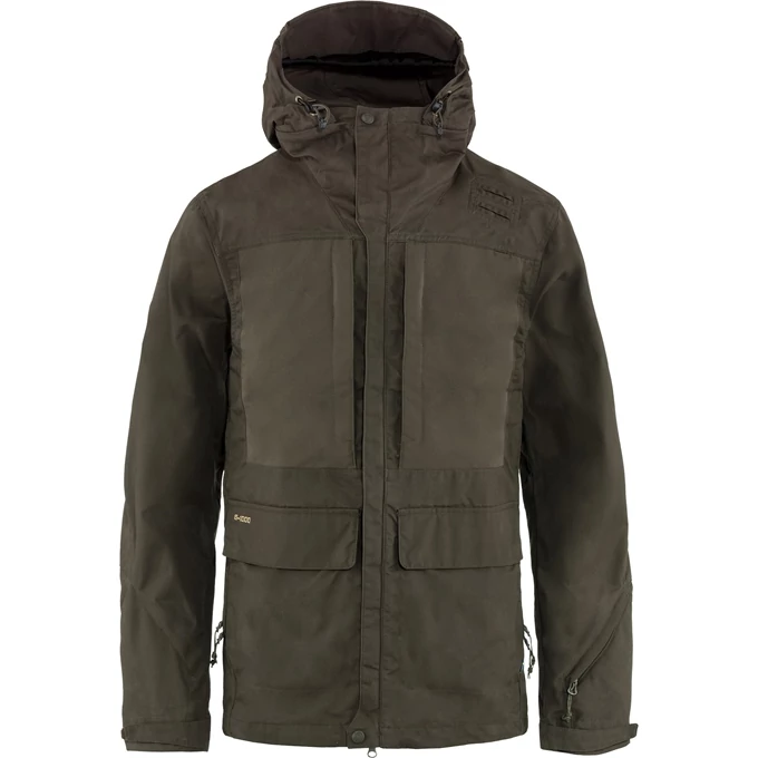 FJALLRAVEN Férfi Kabát Lappland Hybrid Jacket Dark Olive