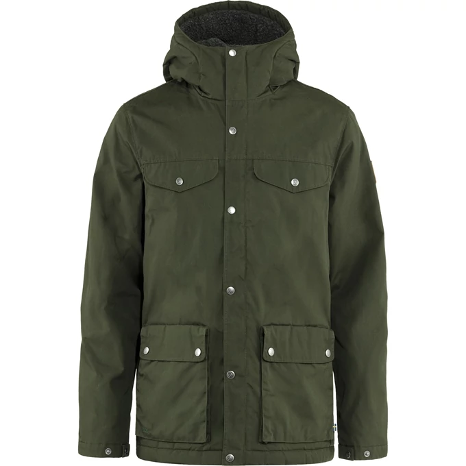 FJALLRAVEN Férfi Kabát Greenland Winter Deep Forest