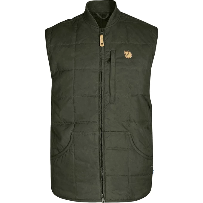 FJALLRAVEN Férfi Mellény Grimsey Deep Forest