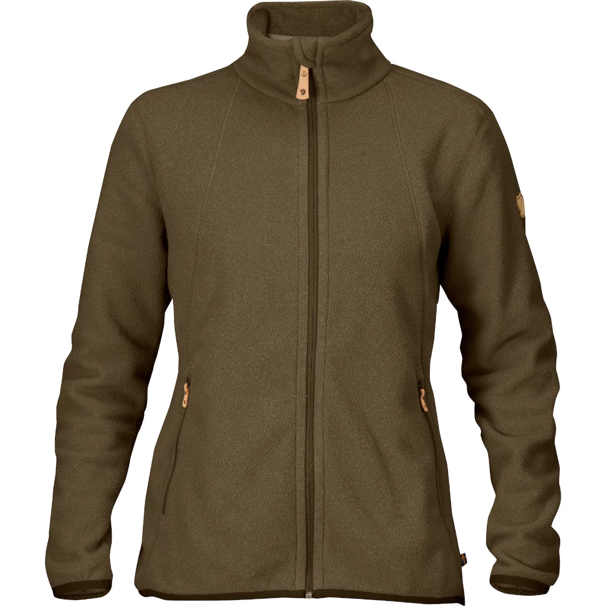 FJALLRAVEN Női Pulóver Stina Fleece Dark Olive
