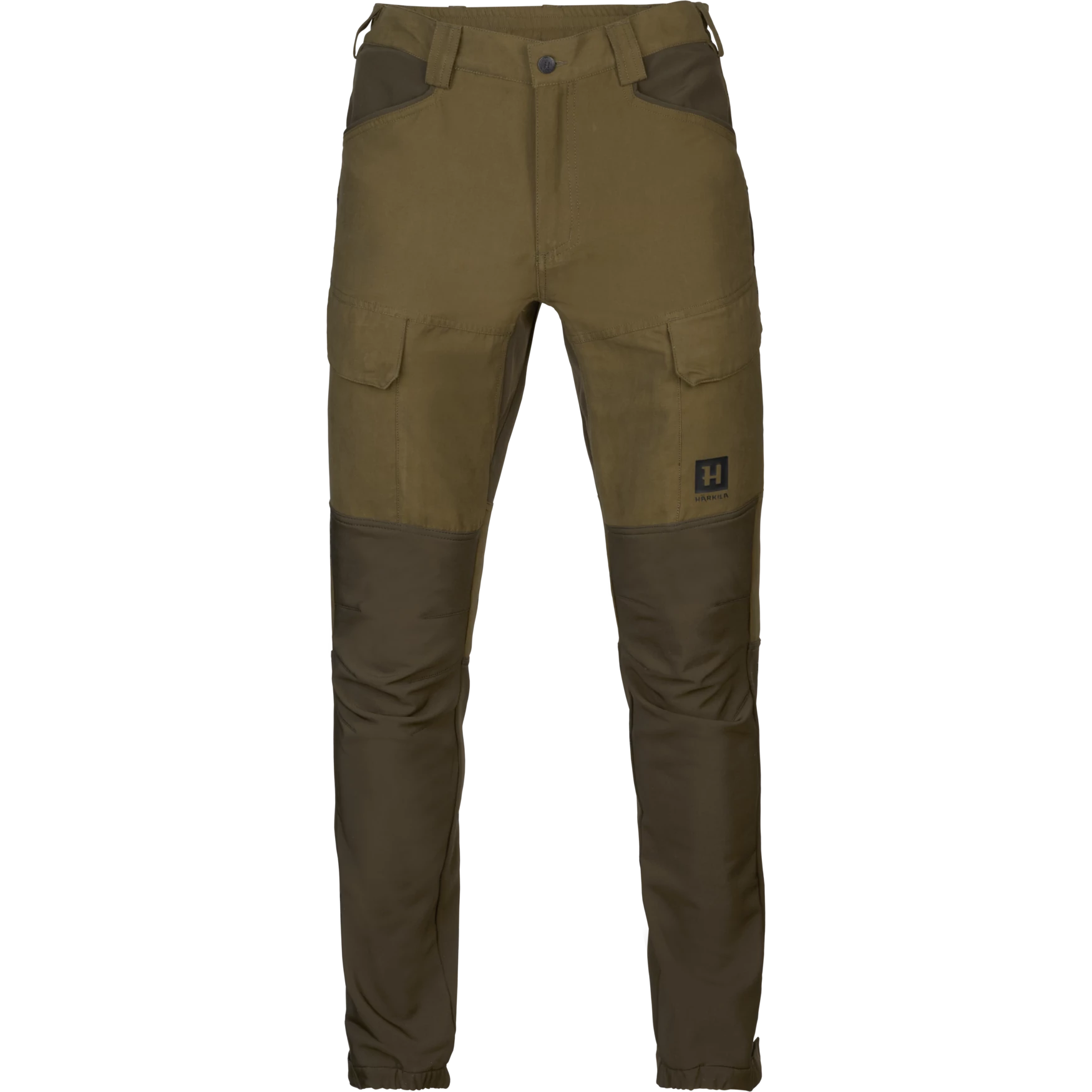 HARKILA Férfi Nadrág Scandinavian Trousers Dark Olive/Willow Green