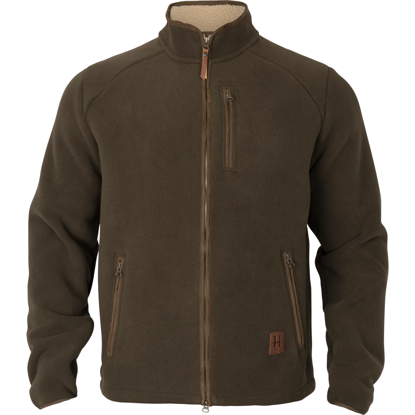 HARKILA Férfi Kabát Sandhem Sherpa Fleece Jacket Willow Green