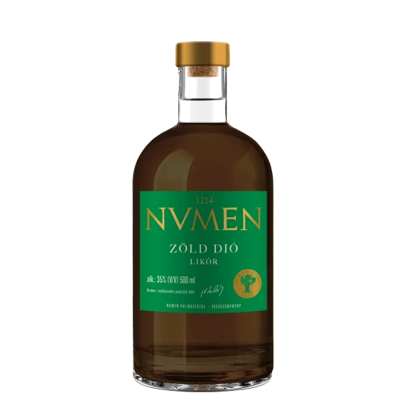 NVMEN Zölddió likör 35% 0,5L DRS