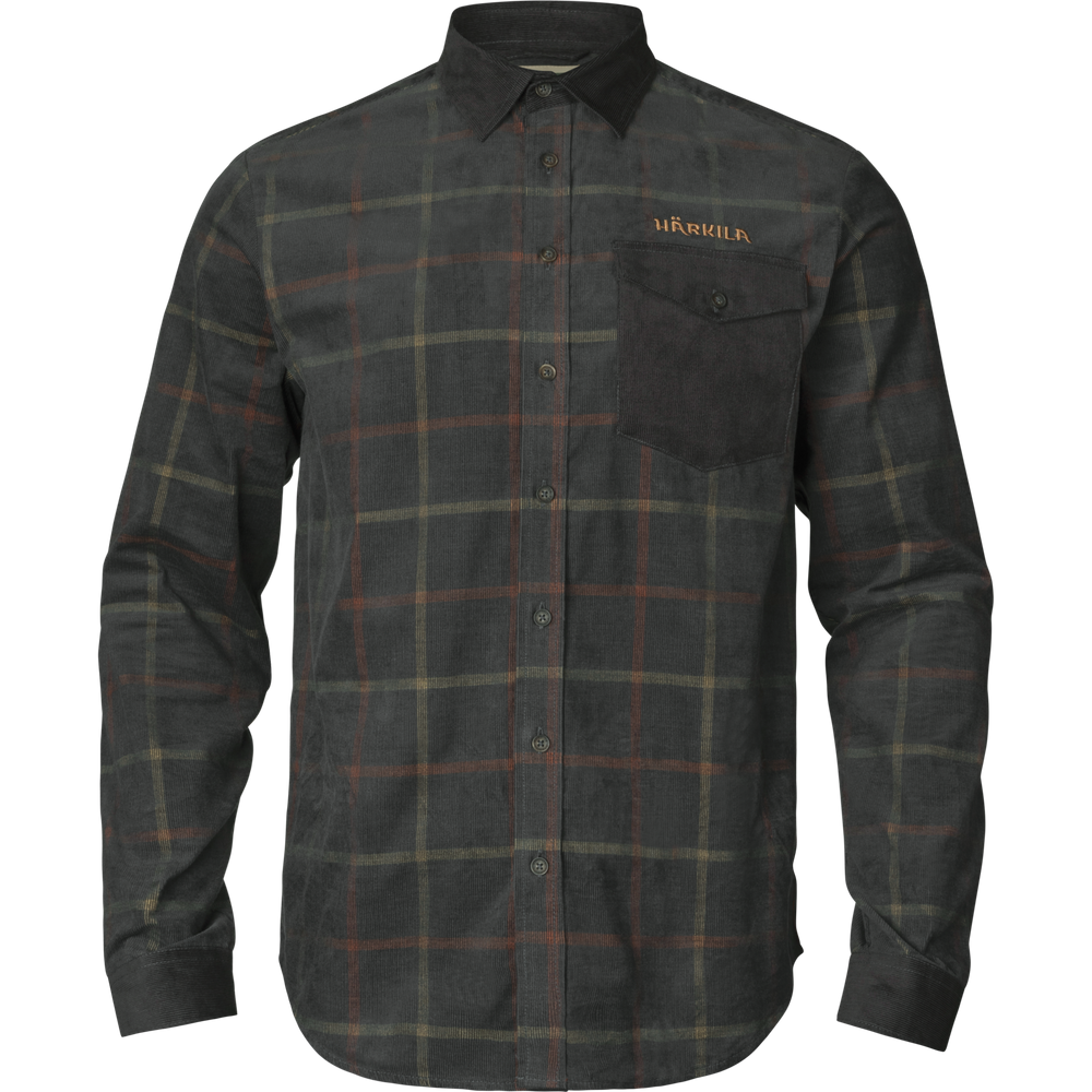 Harkila Férfi Ing Kaldfjord Corduroy Check Shirt Phantom