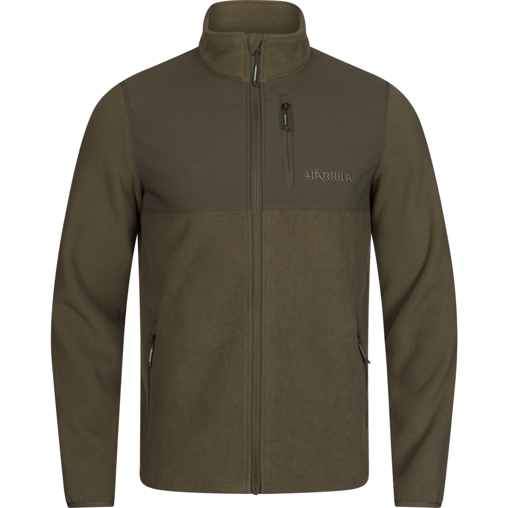 Harkila Férfi Pulóver Fjell Fleece Jacket Light Willow Green