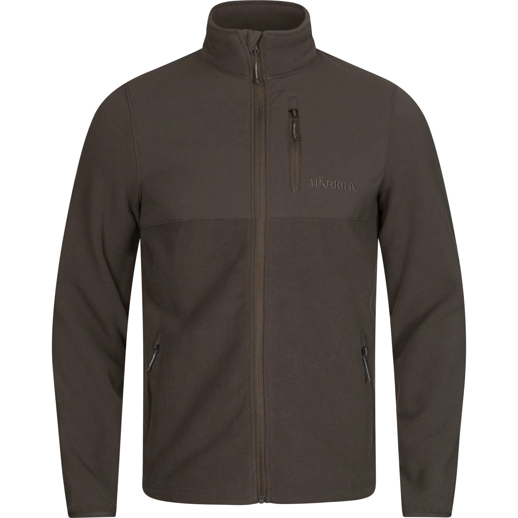 Harkila Férfi Pulóver Fjell Fleece Jacket Shadow Brown