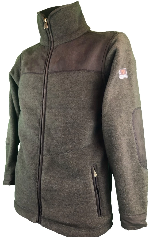 KOS FASHION Férfi Caffee Polár Felső
