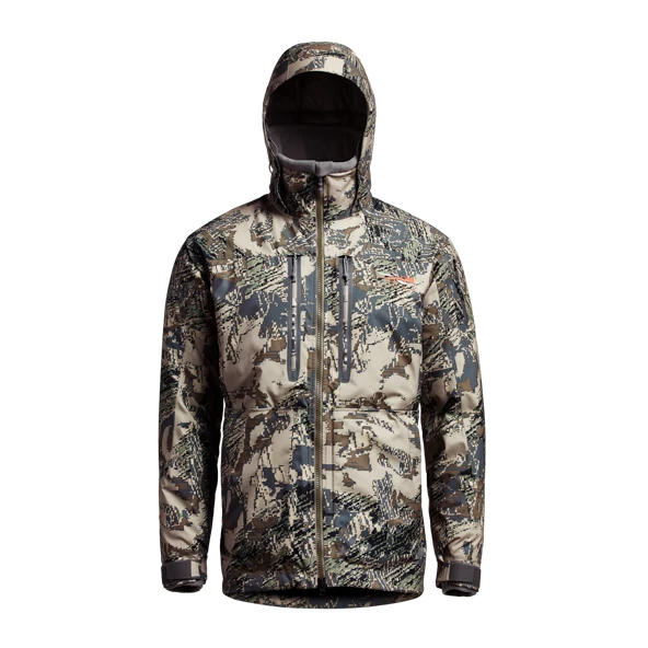 SITKA Férfi Dzseki Blizzard Aerolite Parka Optifade Open Country