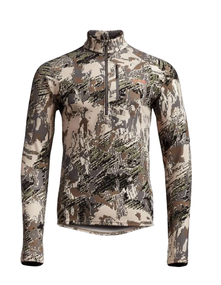 SITKA Férfi Felső Core Merino 330 Half-Zip Open Country