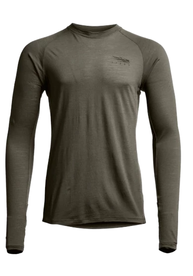 SITKA Férfi Felső Merino 120 LS Crew Pyrite