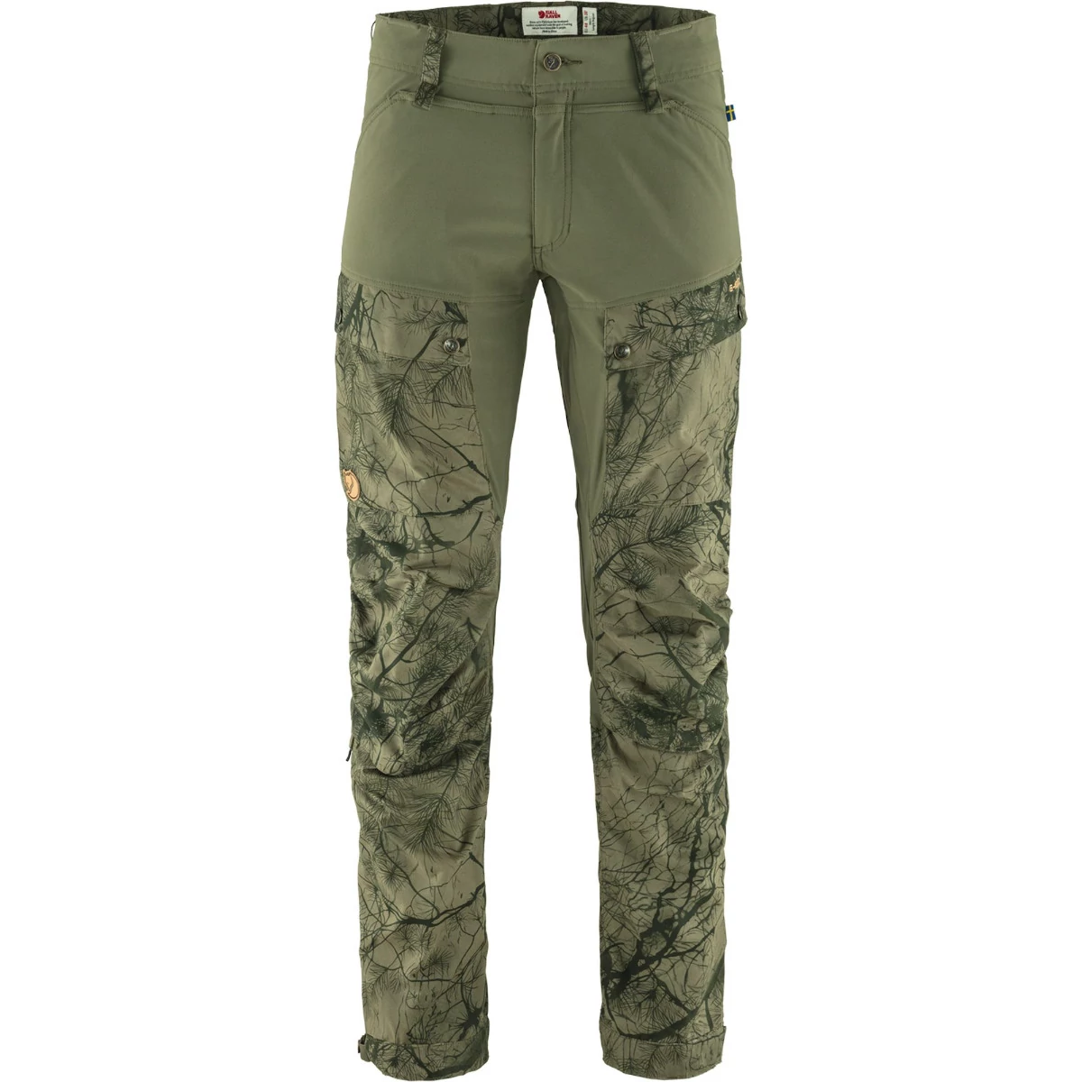 FJALLRAVEN Férfi Nadrág Keb Reg  Trousers Green Camo-Laure