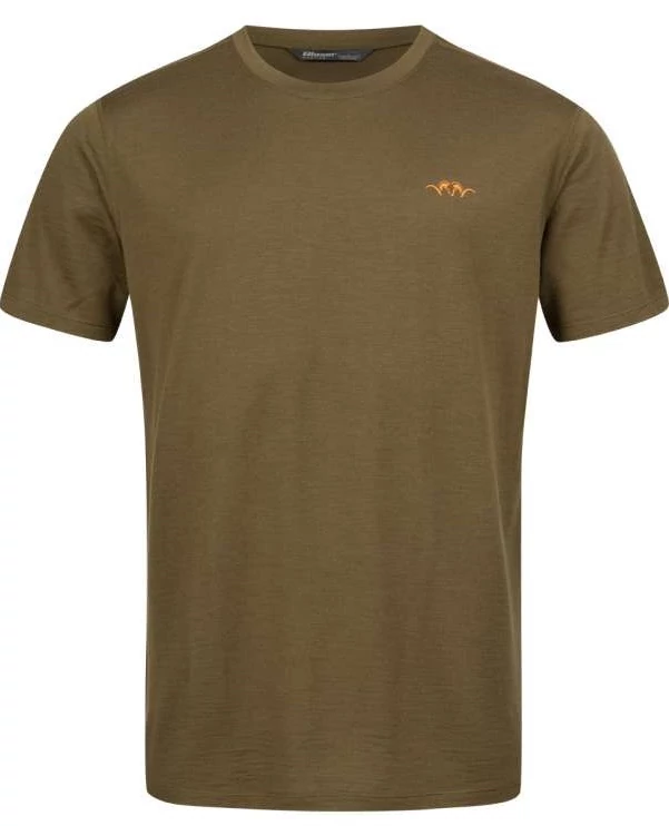 BLASER Férfi Póló Merino Base 160 T Dark Olive