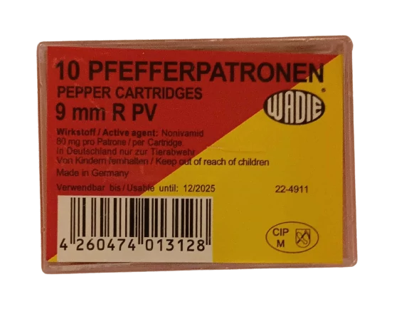 WADIE 9mm R Pv Pepper Riasztó Lövedék