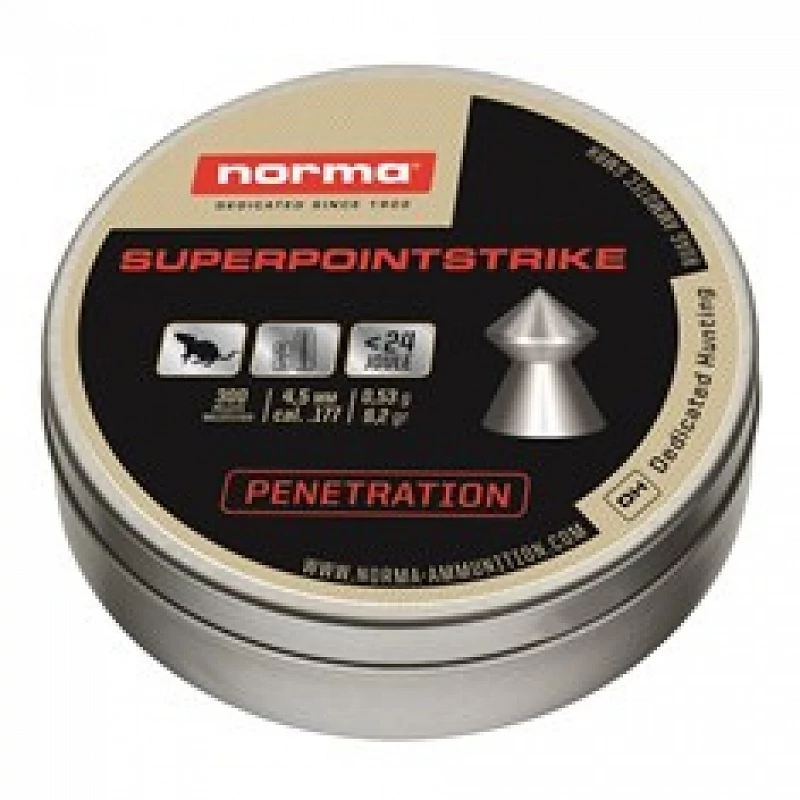 NORMA Superpoint Strike 4,5mm 0,53g Hegyes